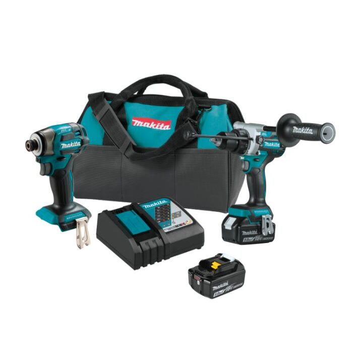 Makita 18V LXT 2-Tool 5.0 Ah Combo Kit