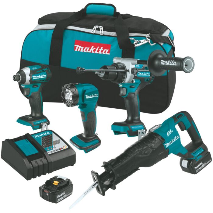 Makita 4 18 V 18V LXT® Lithium-Ion Combination Kit