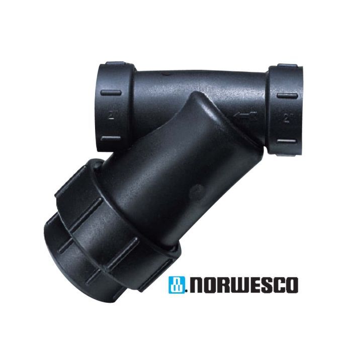 Norwesco 1-1/2" Y-Strainer with 50 Mesh Screen