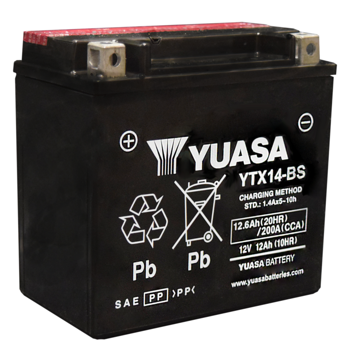 Yuasa Battery, Inc Yuasa AGM Motorcycle Battery 12 V - 200 CCA
