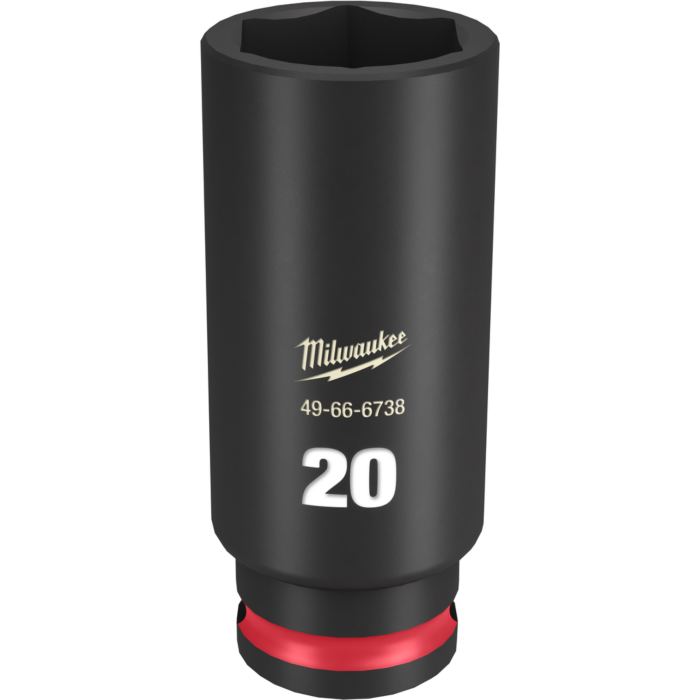 Milwaukee SHOCKWAVE™ Impact Duty 3/8" Drive 20MM Deep 6 Point Socket