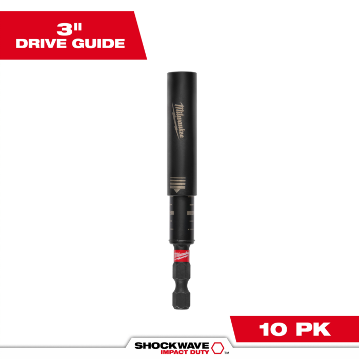 Milwaukee SHOCKWAVE™ Impact Duty 3" Magnetic Drive Guide Bulk 10