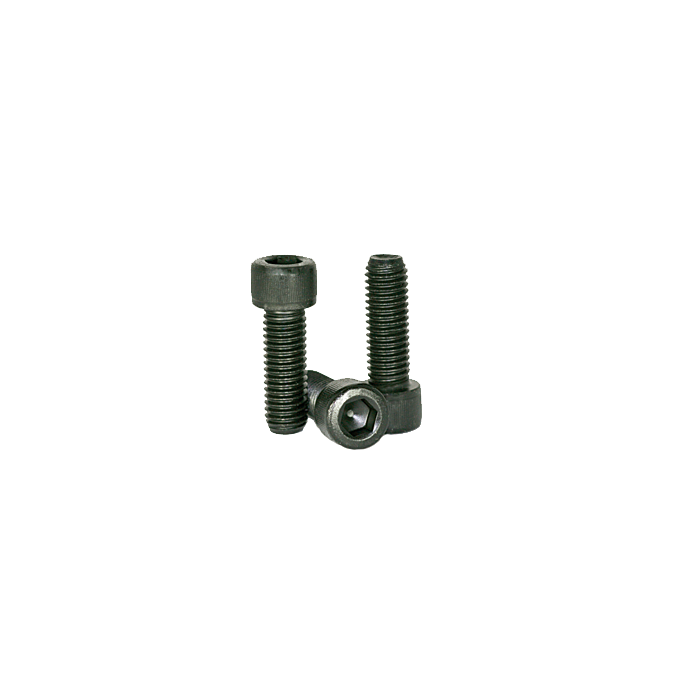 1/4-28 Thread, 1" Length, Fine Socket Head Cap Screw, Thermal Black Oxide