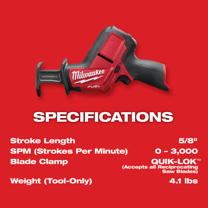 Milwaukee M12 FUEL™ HACKZALL® Reciprocating Saw