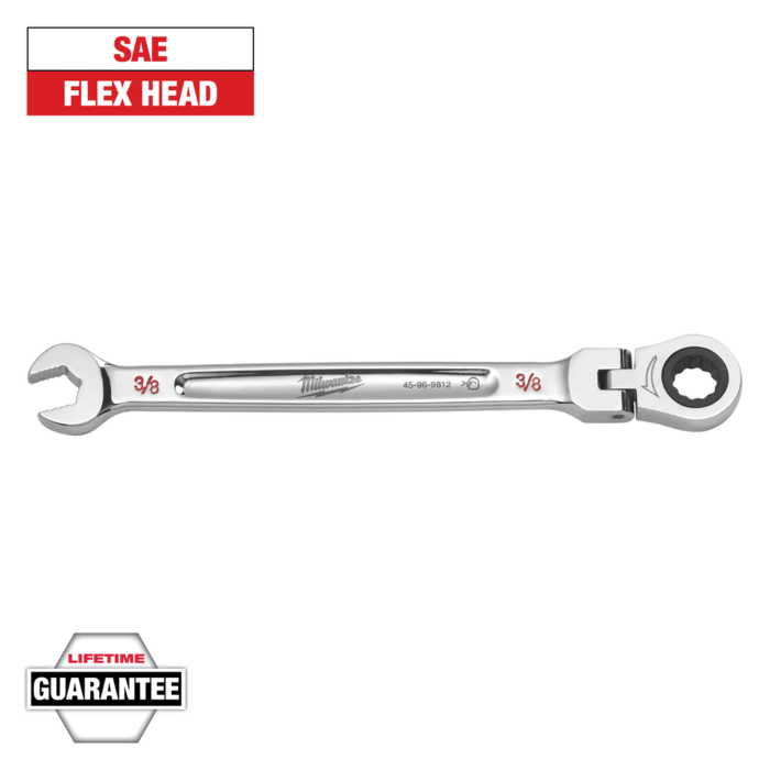Milwaukee 3/8" Flex Head Combination Wrench