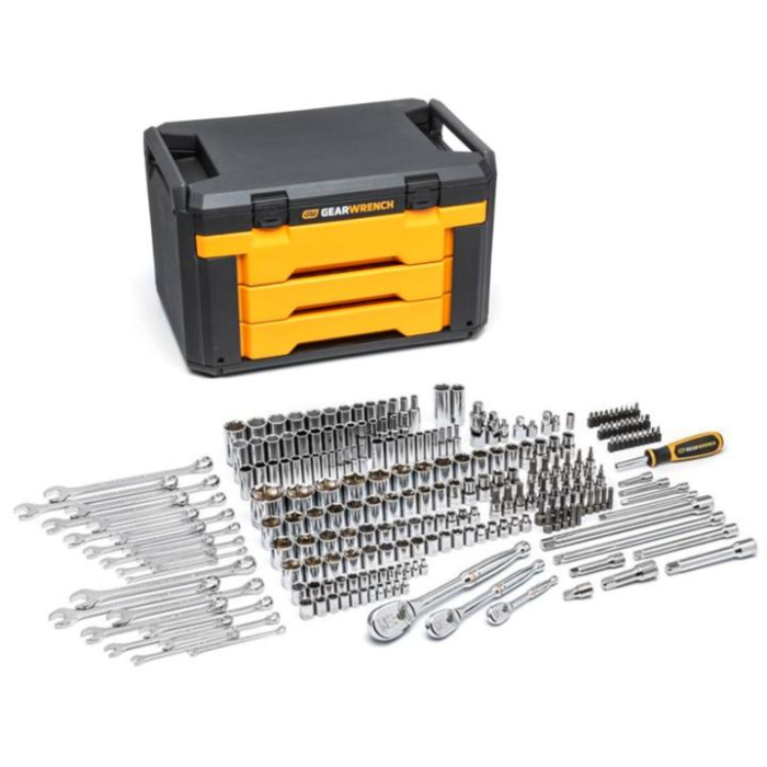 GearWrench SET MECH TL BMC 1/4 3/8 1/2 243PC 6PT