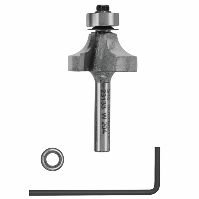 5/16 In. x 5/8 In. Carbide Tipped Roundover / Beading Bit