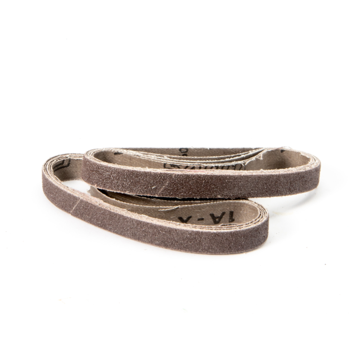  60064 Aluminum Oxide - Closed Coat (1A-X / 2A-X ) File Belts, 18" x 1/2", 120 Grit, 10-Pack