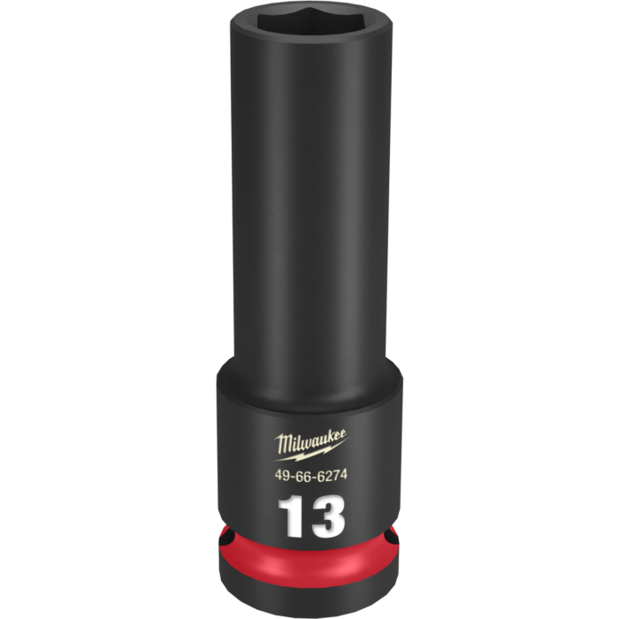 Milwaukee SHOCKWAVE™ Impact Duty 1/2" Drive 13MM Deep 6 Point Socket