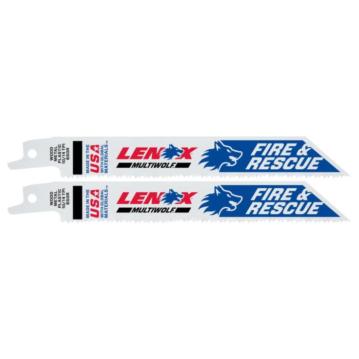 Lenox LENOX MULTIWOLF WAVE EDGE Reciprocating Saw Blades 10/14 TPI 152 x 19 x 1.3 mm 2/PK