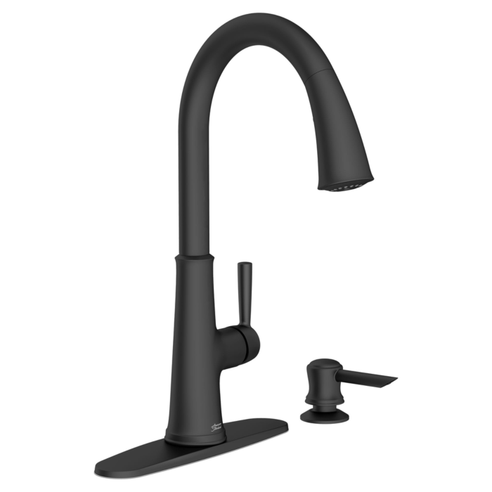 American Standard Maven kitchen faucet pull down matte blk