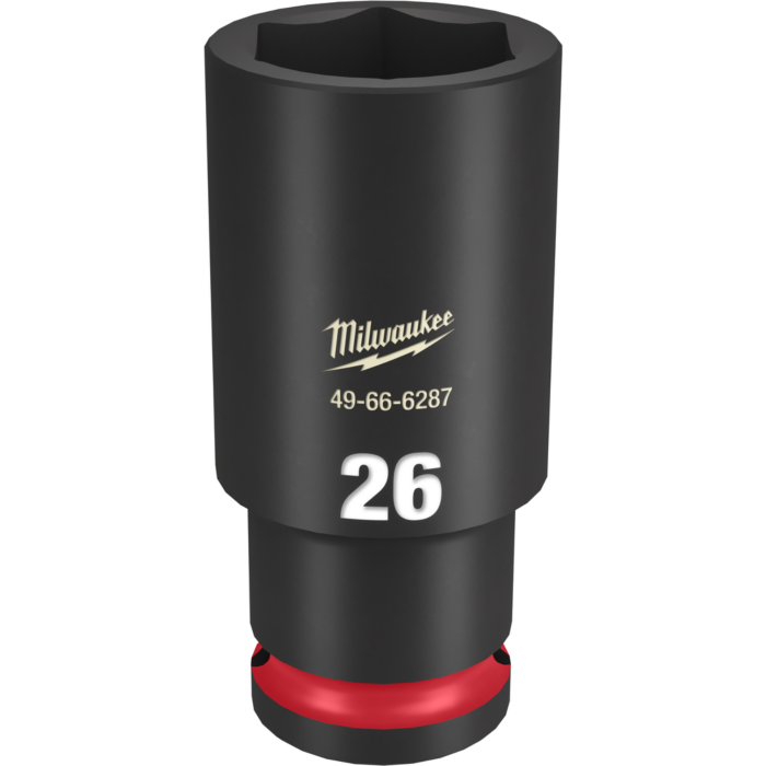 Milwaukee SHOCKWAVE™ Impact Duty 1/2" Drive 26MM Deep 6 Point Socket