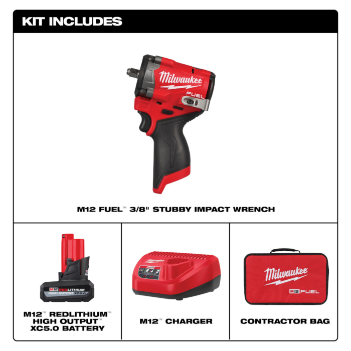 Milwaukee M12 FUEL™ Stubby 3/8