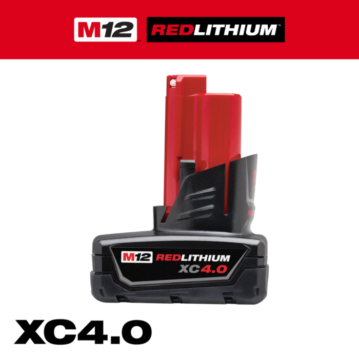 Milwaukee M12™ REDLITHIUM™ XC 4.0 Extended Capacity Battery Pack