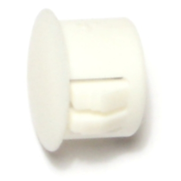 Wht Nyl Hle Plug, 1/2
