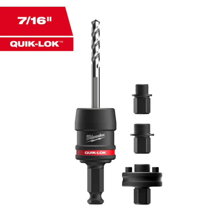 Milwaukee Quik-Lok 7/16 in. Arbor Set (5pc)