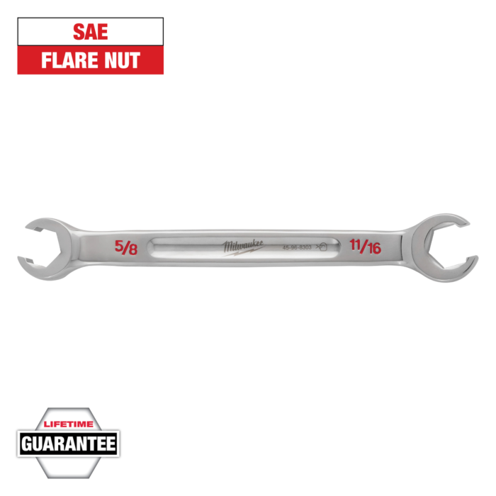Milwaukee 5/8" X 11/16" Double End Flare Nut Wrench