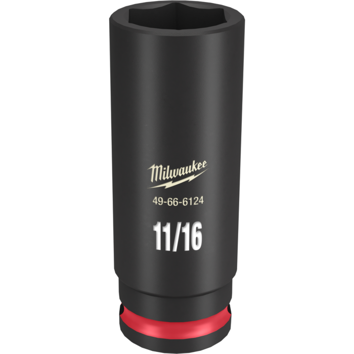 Milwaukee SHOCKWAVE™ Impact Duty 3/8" Drive 11/16" Deep 6 Point Socket