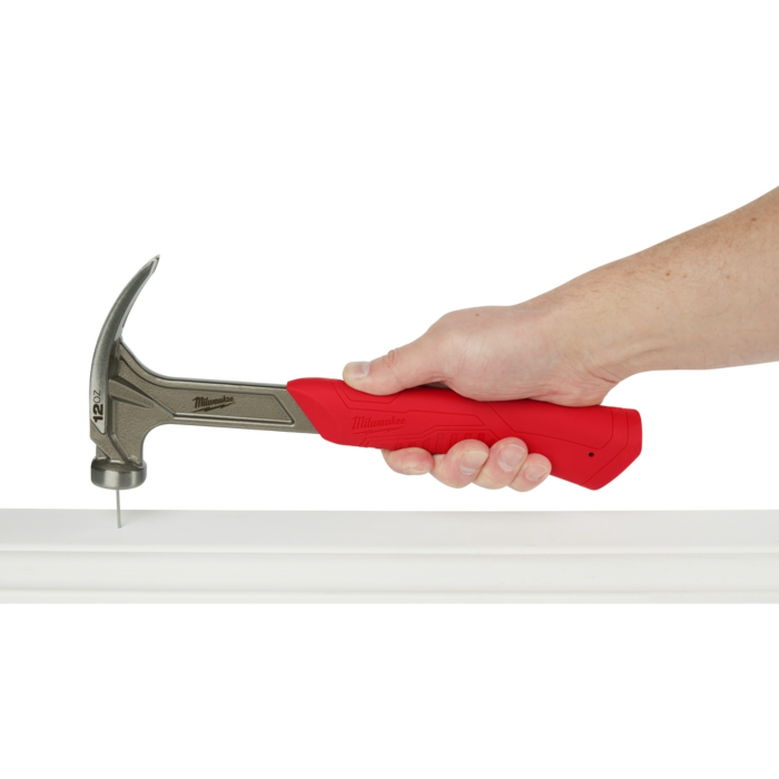 Milwaukee 12oz Smooth Face Hybrid Claw Finish Hammer