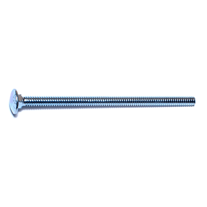 3/16-24 x 3-1/2" Zinc Plated Grade 2 / A307 Steel Coarse Thread Carriage Bolts