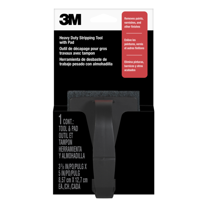 3M ™ Heavy Duty Stripping Tool 10110NA-PT, 3 Coarse, One, Open Stock, 3.375 in. x 5 in. Handle and Pad