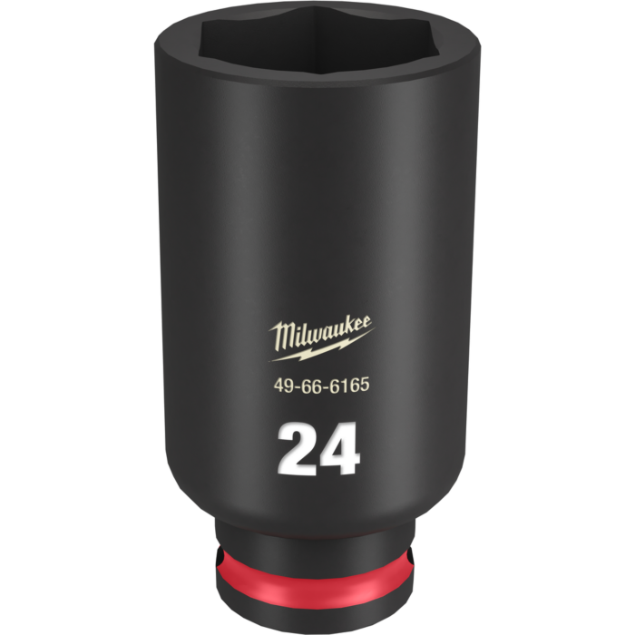 Milwaukee SHOCKWAVE™ Impact Duty 3/8" Drive 24MM Deep 6 Point Socket