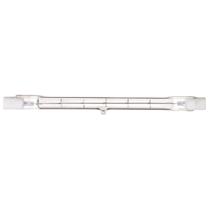 Satco 150 Watt - Halogen - T3 - Clear - 1500 Average rated hours - 2400 Lumens - Double Ended base - 118mm - 120 Volt - Carded