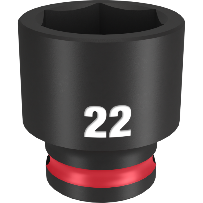 Milwaukee SHOCKWAVE™ Impact Duty 3/8" Drive 22MM Standard 6 Point Socket