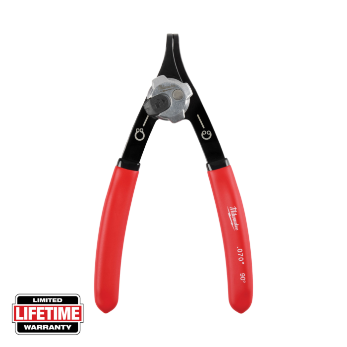MIlwaukee .070" Convertible Snap Ring Pliers - 90°