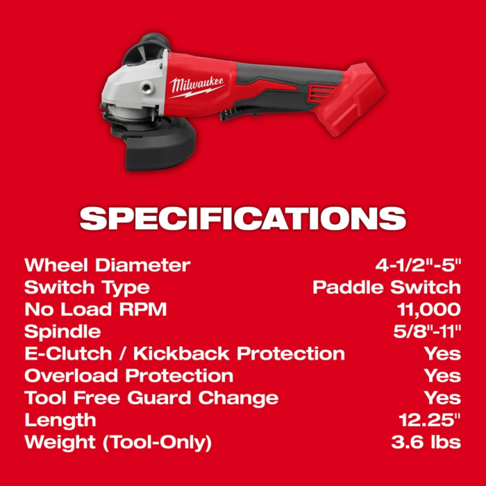 Milwaukee M18™ Brushless 4-1/2 Milwaukee M18™ Brushless 4-1/2