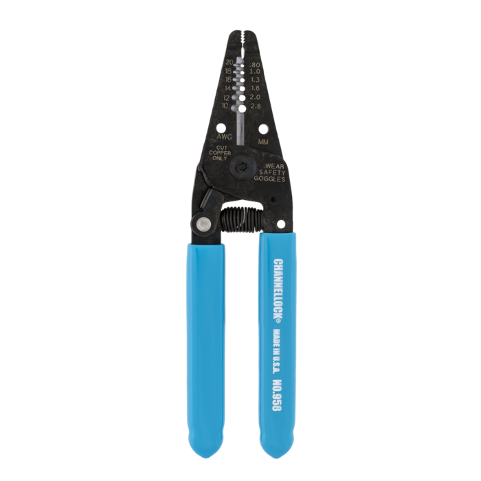 6" Wire Stripper, 10to20 AWG Strip, Cut