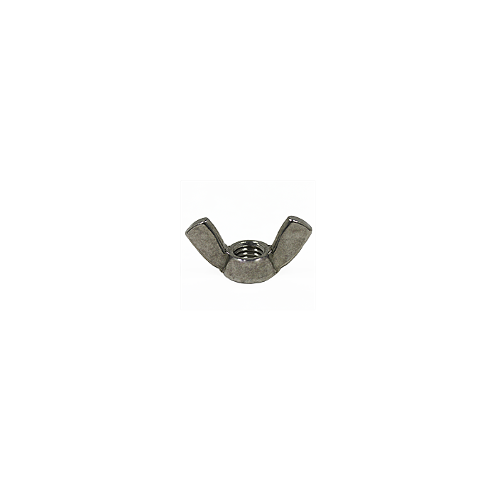 Type A Wing Nut, Coarse Thread, #10-24, Stainless Steel A2 (18-8)