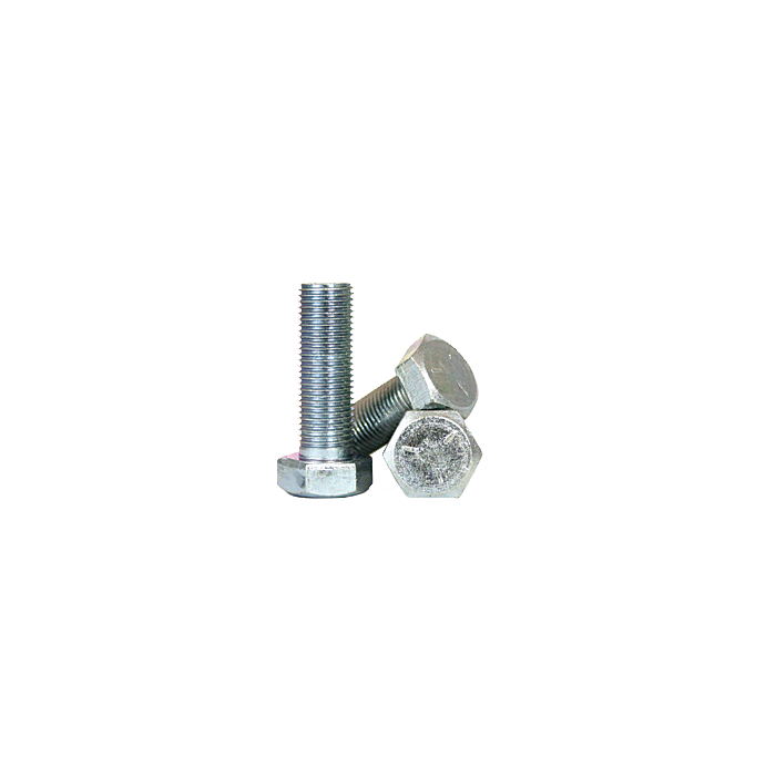 Hex Cap Screw, Grade 5, Coarse Thread, 5/16-18, 3.5" Length, Medium Carbon, Zinc Plated (CR+3)