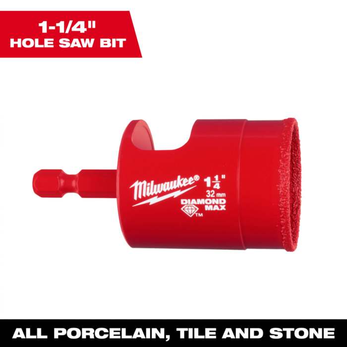 Milwaukee 1-1/4" DIAMOND MAX™ Hole Saw Bit
