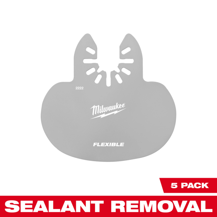 Milwaukee Mushroom Sealant Scraper Universal Fit Oscillating Multi-Tool Blade (5 PK)