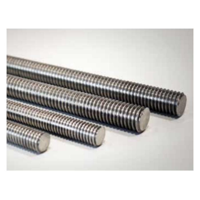 A307 Grade A All Thread Rod, 5/16"-24 UNF, Zinc, 3' Length