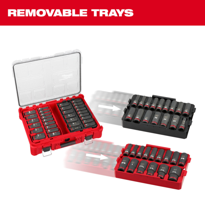 Paulページ Milwaukee 31PC SHOCKWAVE™ Impact Duty Socket 1/2” Drive Set