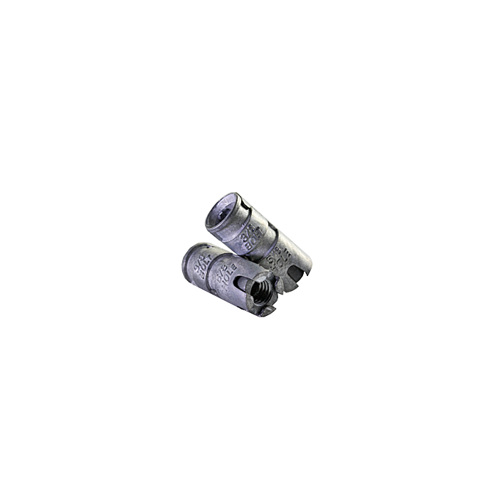 Expansion Shield Anchor, Single, 3/8" Diameter, Zinc Alloy