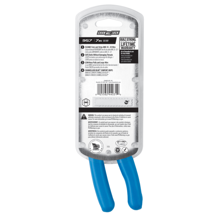 Channellock - 7-1/2 Forged Wire Stripper Cuts (968), Factory, 7.5 : Buy Online at Best Price in KSA - Souq is now