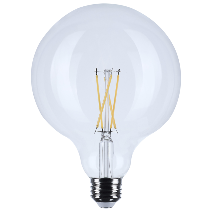 Satco 8 Watt G40 LED Filament - Clear - Medium base - 90 CRI - 4000K - 120 Volt