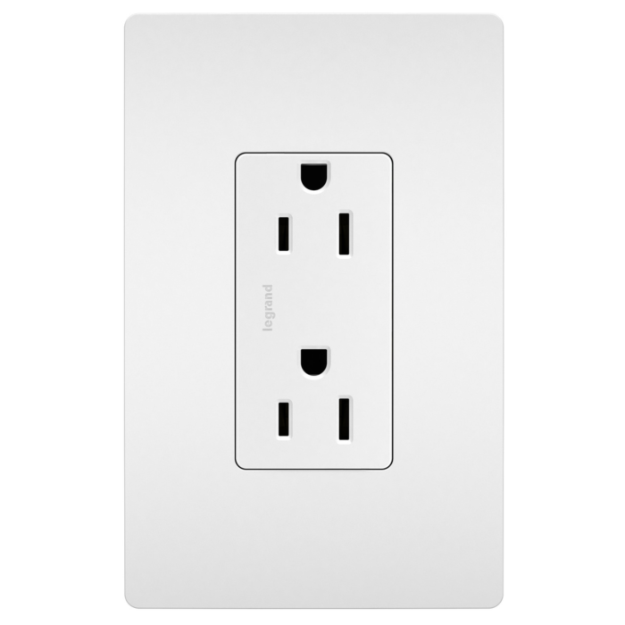 Pass & Seymour radiant® Outlet, White