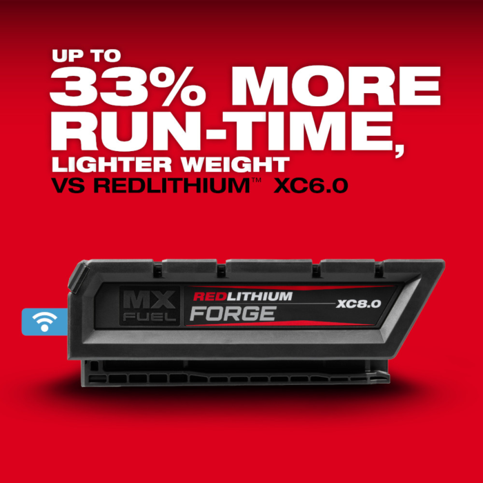 Milwaukee MX FUEL REDLITHIUM FORGE XC8.0 Battery Pack