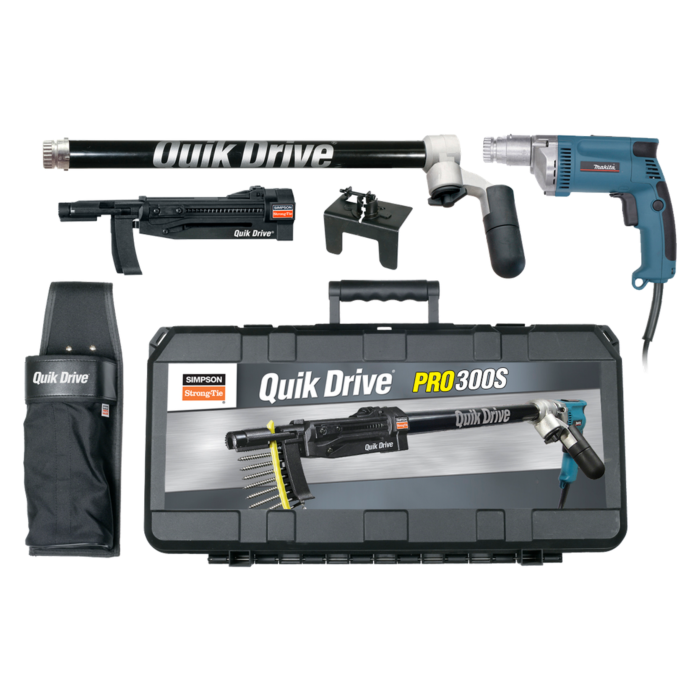 Simpson Strong-Tie PRO300SM25K Quik Drive® PRO300S Decking System w/ Makita® 2500 RPM Screwdriver Motor