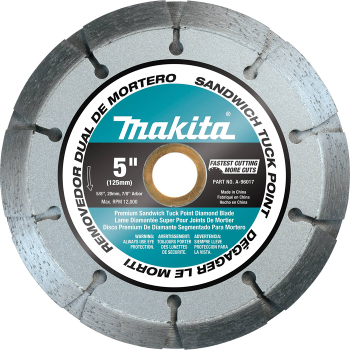 Makita 5" Dual Sandwich Diamond Tuck Point Blade