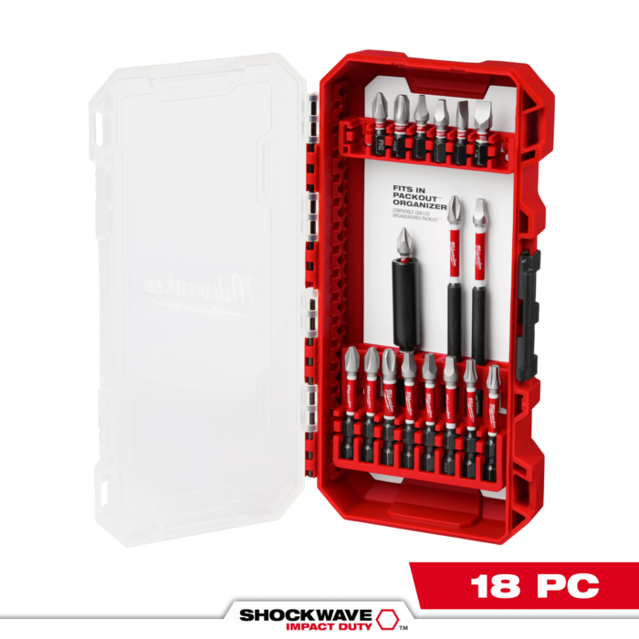 Milwaukee 18PC SHOCKWAVE™ Impact Duty Driver Bit Set