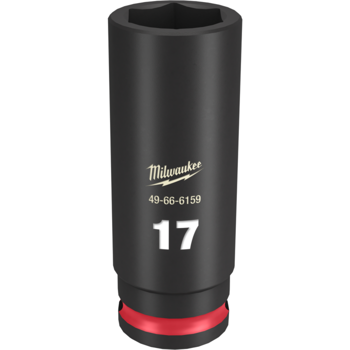 Milwaukee SHOCKWAVE™ Impact Duty 3/8" Drive 17MM Deep 6 Point Socket
