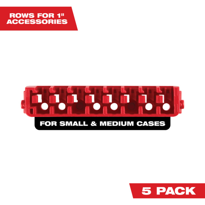 Milwaukee Small & Medium Case Rows for Insert Bit Accessories (5 PK)