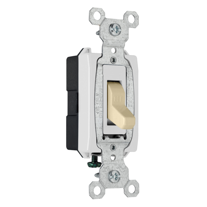 Pass & Seymour Commerical Specification Grade Switch, Ivory
