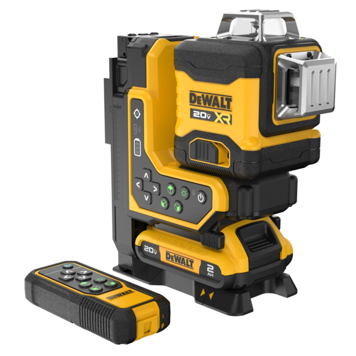 DEWALT 20V MAX XR Remote Control 3X360 Green Laser Kit