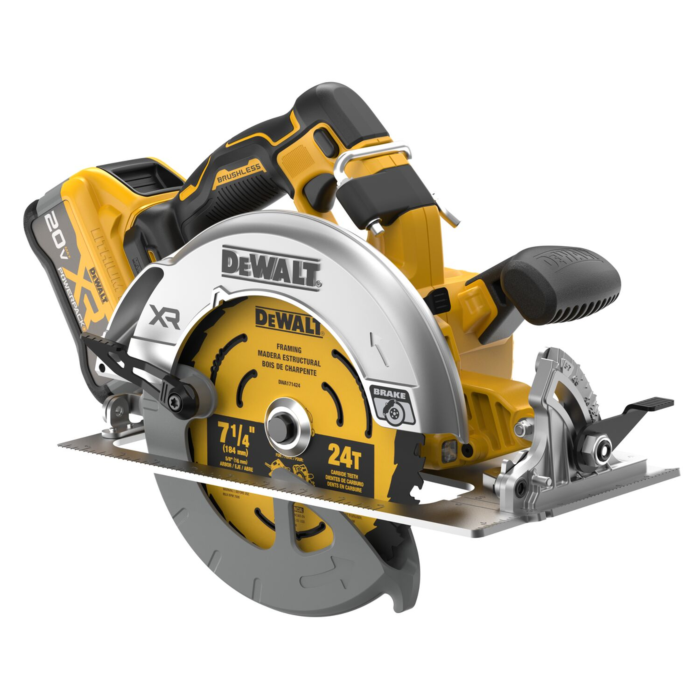 Dewalt DEWALT 20V MAX* XR Brushless Cordless 7-1/4 in. Circular Saw Kit with XR POWERPACK™
